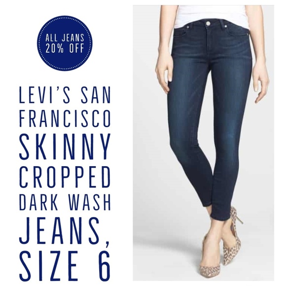 Levi's Denim - Levi's San Francisco Cropped Skinny Denim Jeans